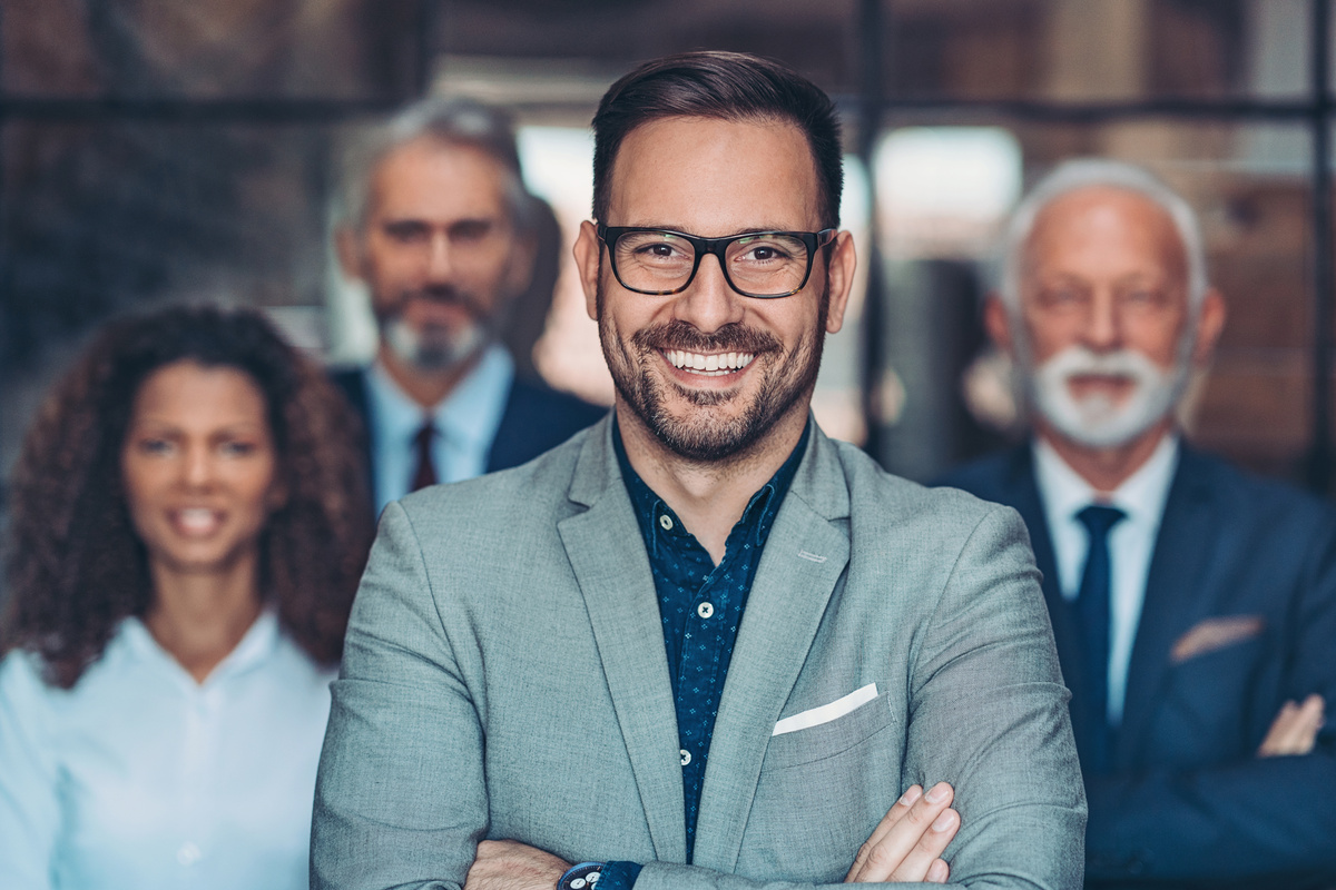 Business team leader